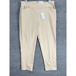 Croft & Barrow Women’s 14 Short Effortless Stretch Pants Cobblestone NWT